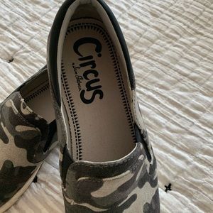 Camo slip on sneakers by Circus Sam Edelman